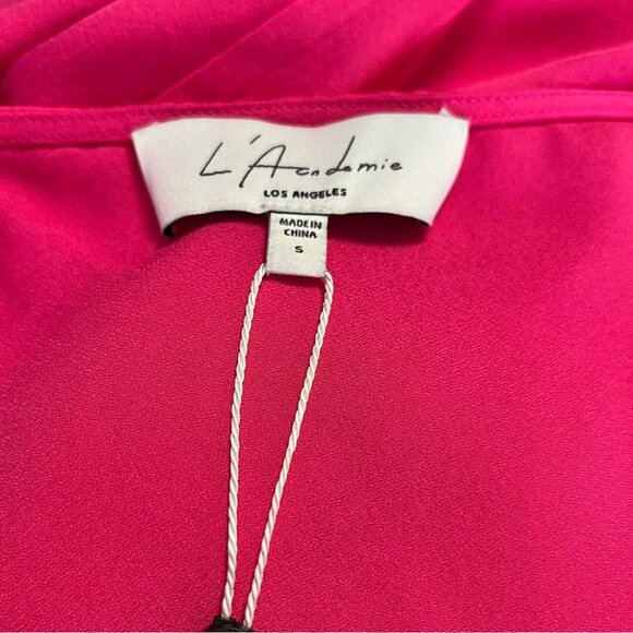 NWT L'Academie Terina Dress in Pink size S - Picture 5 of 7